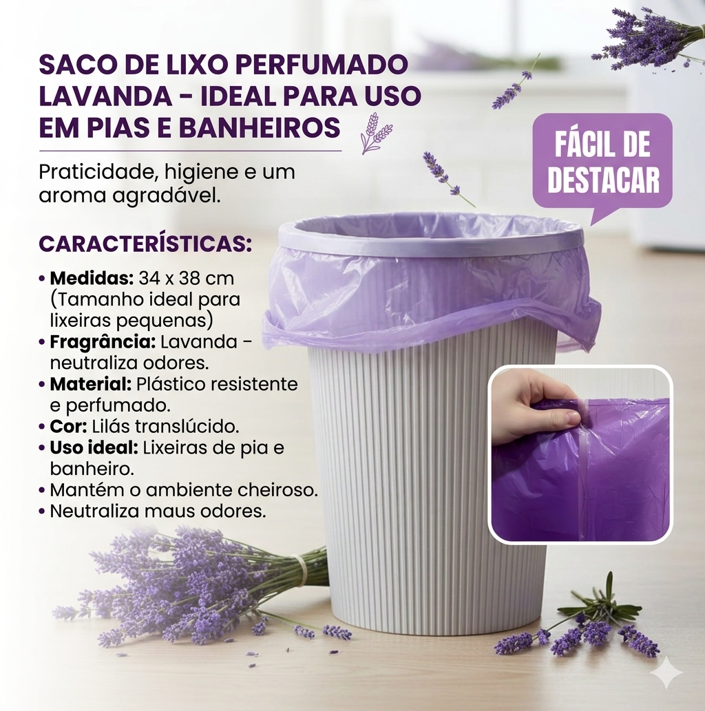 Saquinho perfumados com Cheirinho de lavanda – Oferta especial de 80% OFF 🎁